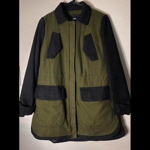 ASOS Wool olive green utility jacket